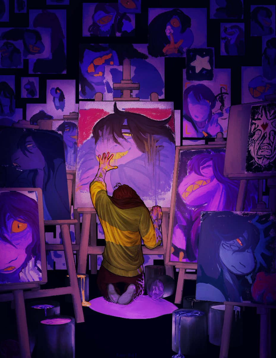 tac_bats's tweet image. * None of these compare to her.
#DELTARUNE #krusie