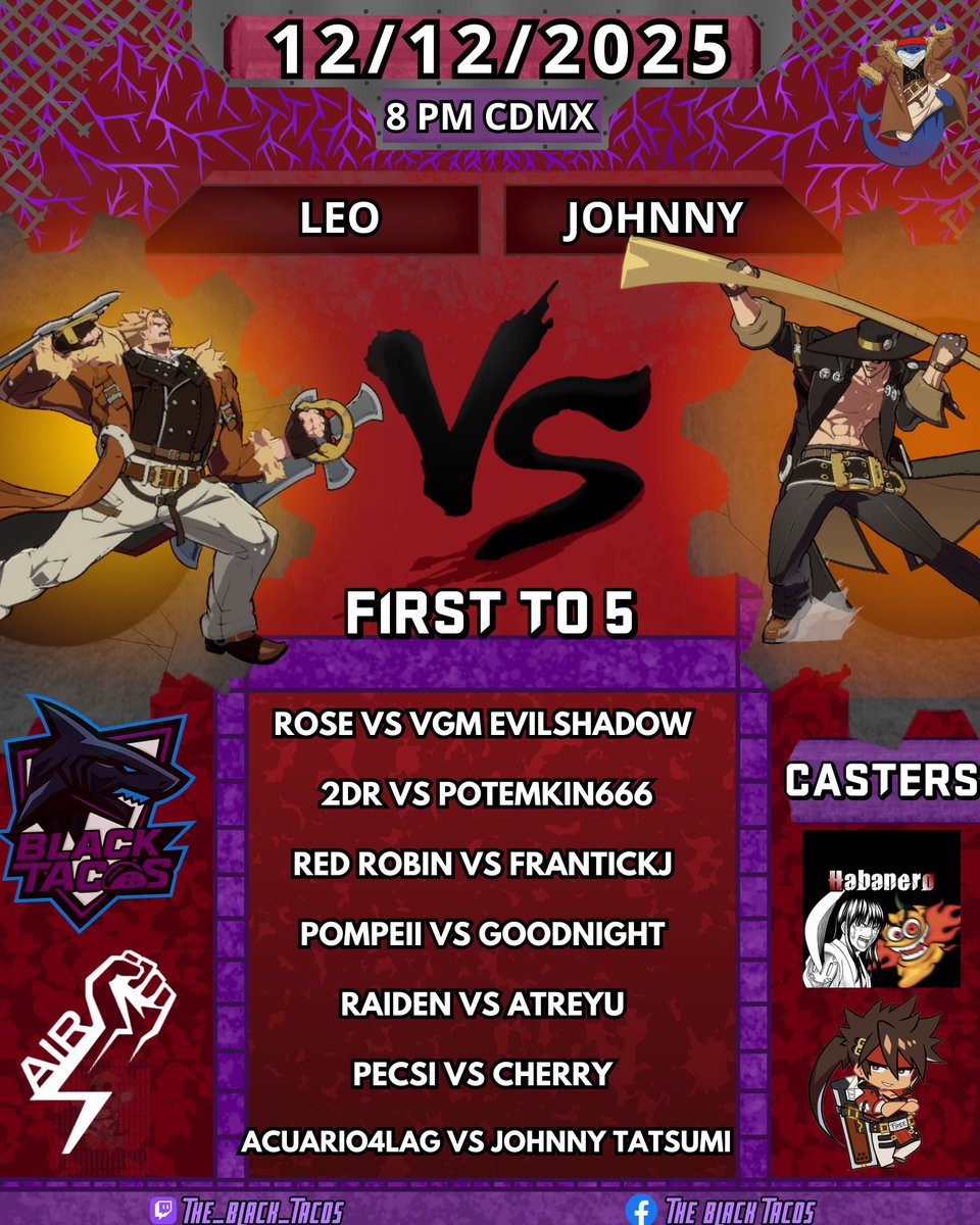 No nos vamos de vacaciones sin darles los mejores tiros, dónde la guerra seguirá hasta que solo uno quede de pie 
Observa estos tiros hoy a las 8 pm en su canal de masheros 
twitch.tv/the_black_tacos

De parte de *THE BLACK TACOS LES DESEA FELICES FIESTAS*