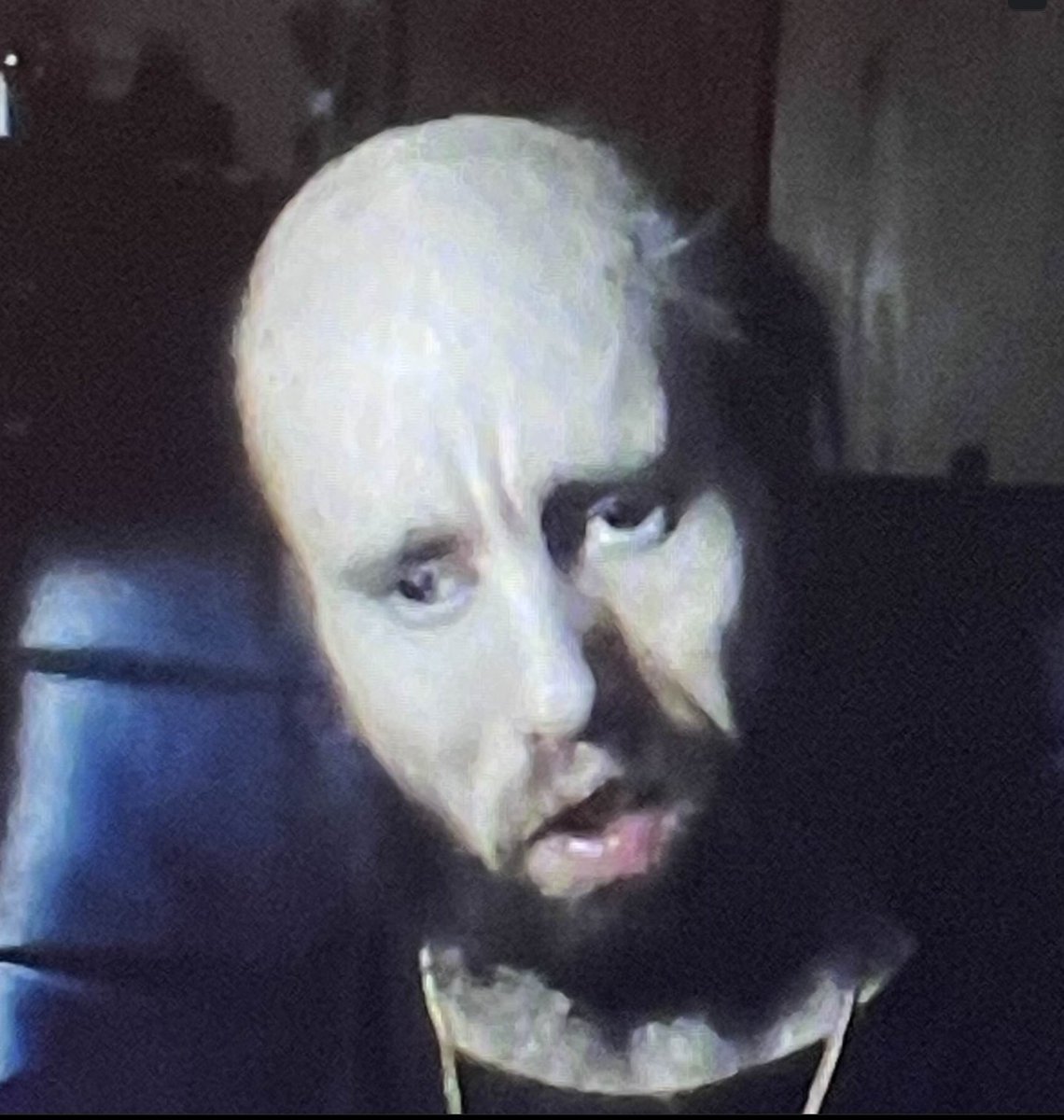 the face of uncontrollable gooning