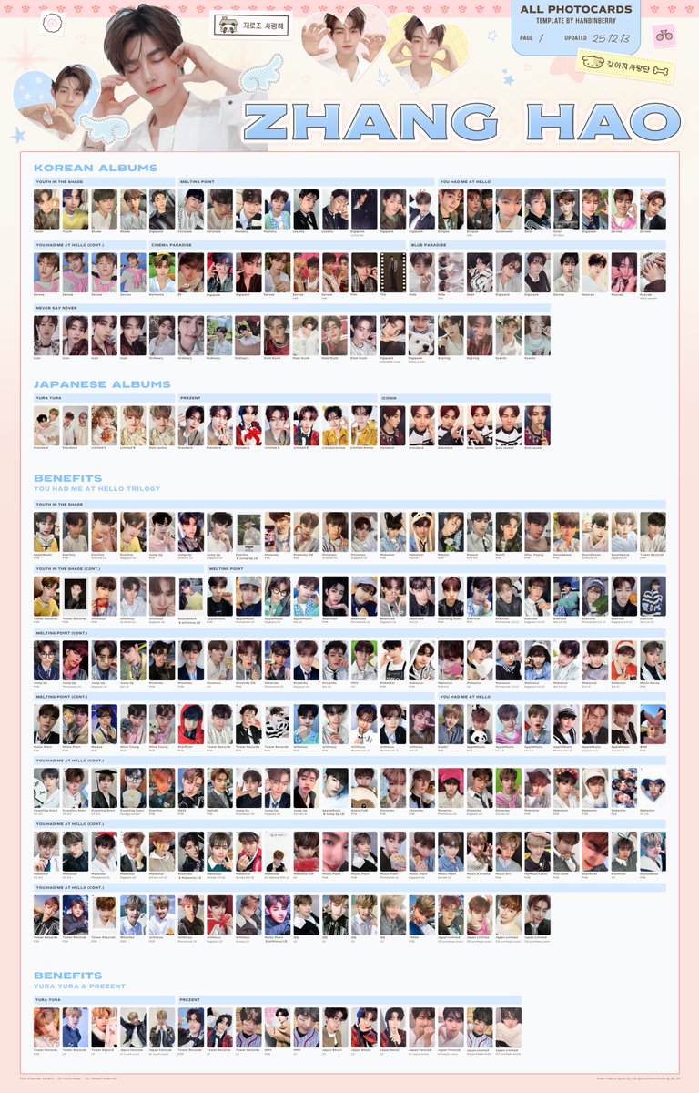 hanbinberry's tweet image. zerobaseone ✧ zhang hao
complete photocard list / template         

🆕 superstar wakeone, here &amp;amp; now japan bluray, various never say never, zeroni

drive: drive.google.com/drive/folders/…

#장하오 장하오 ZB1 제로베이스원 제베원 포카 章昊 #章昊