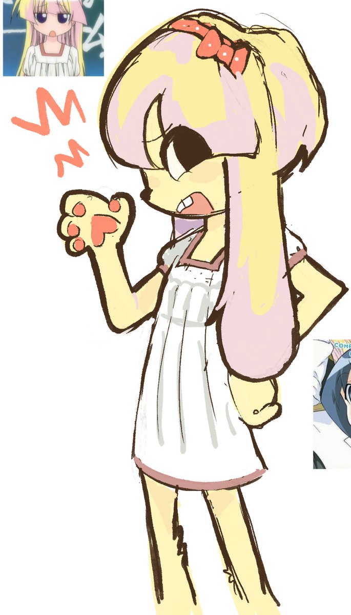 mesouusaa's tweet photo. @scttsalt64 ONGGG i would love to see some of urs too! behoimi is my favorite one to draw so its mainly her LOL i need to get back on that Pani poni art grind tho.. (last one is becky as a bunny/furry thing.,.) https://t.co/fr9ukWjz9W