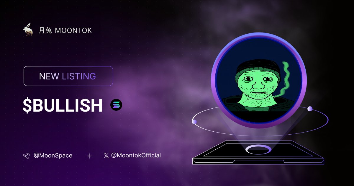Token8088's tweet photo. ⚡ 月兔雷霆 - Moontok Xpress

Bullish Degen ( $BULLISH )
https://t.co/rcNqQfe1IC

C2omVhcvt3DDY77S2KZzawFJQeETZofgZ4eNWWkXpump

LIQ: $600,227 | MC: $25,953,892

#altcoin #memecoins @i @moontokofficial https://t.co/DlSGJ5MtML