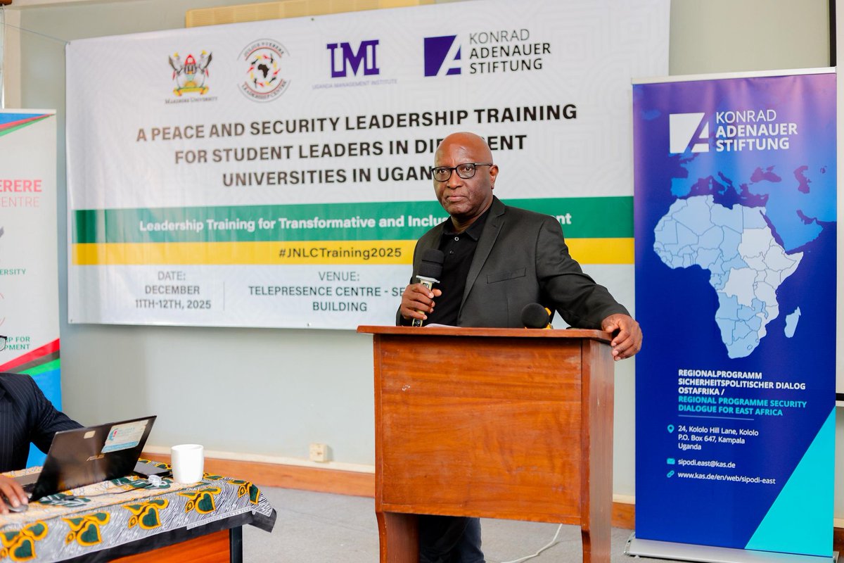 Honored to engage with Prof. Philip Kasaija during our peace &amp; security training, where we explored peacebuilding in Africa and the Great Lakes region. Insightful discussions on regional dynamics, leadership, and sustainable peace reaffirmed the power of informed youth leadership