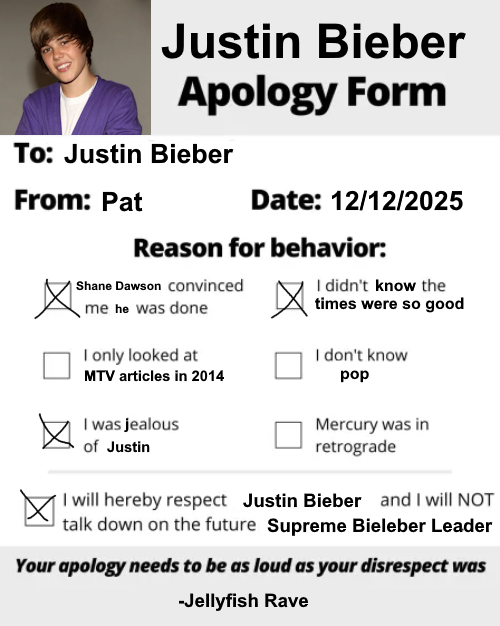 I'm signing the form