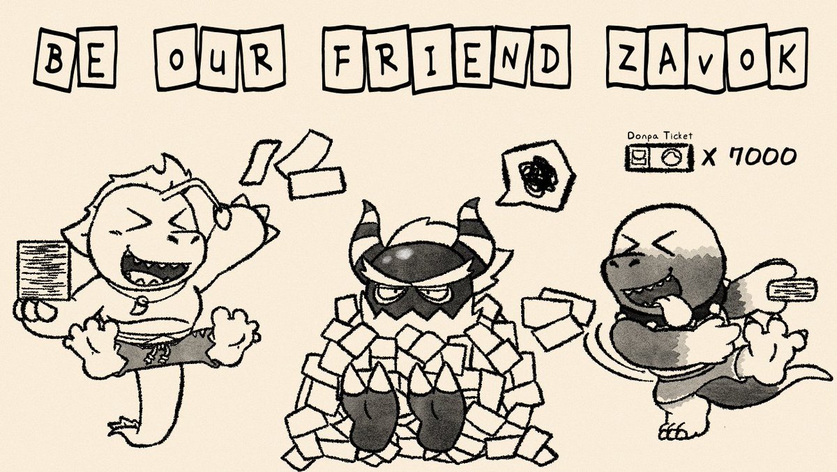 BE OUR FRIEND ZAVOK!!!

A fun drawing that @ForcastheDemon  made a few months ago.

Since Sonic Racing Crossworlds came out, we've been competing to maximize our friendship with Zavok, which led to this cute little drawing.