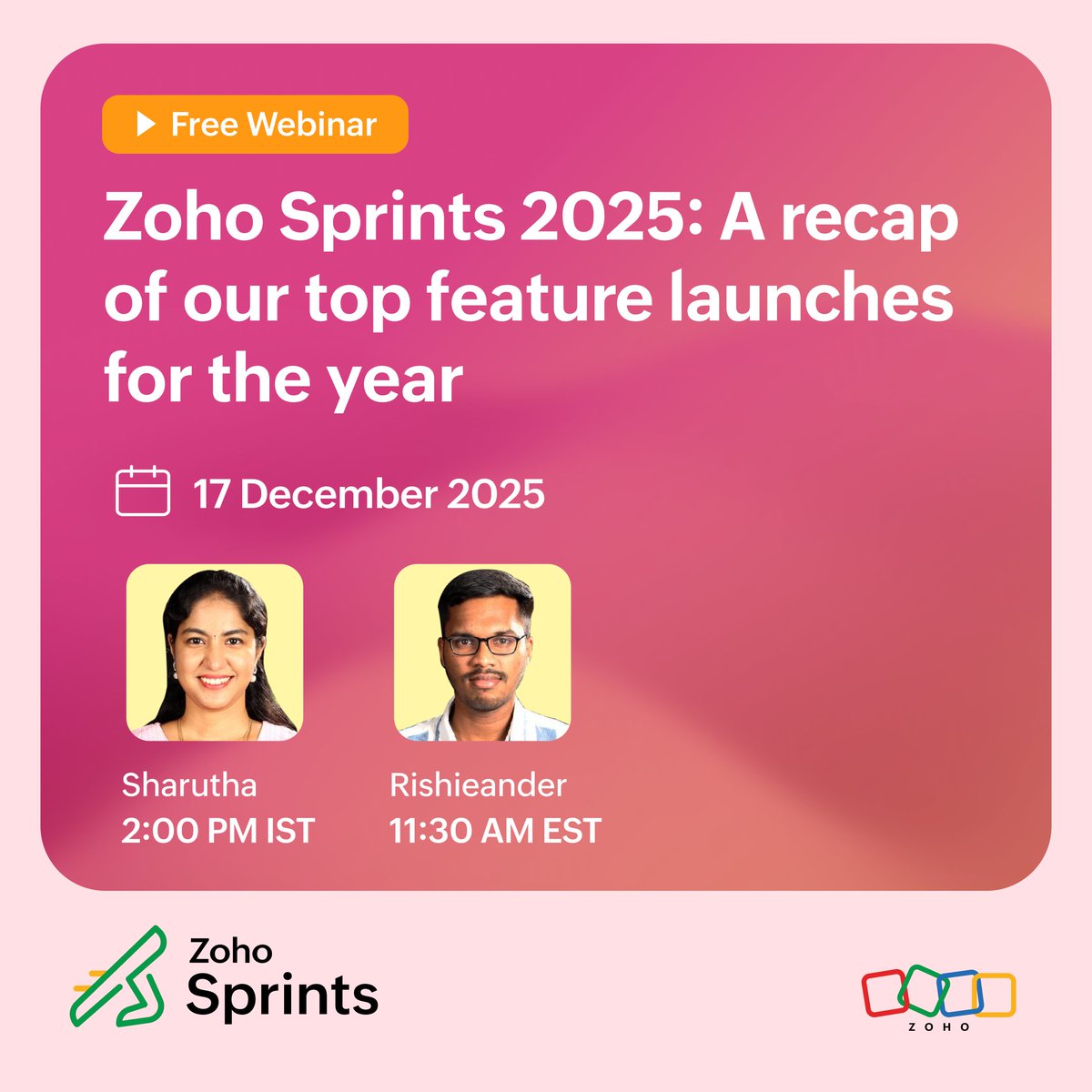 Zoho Sprints tweet media