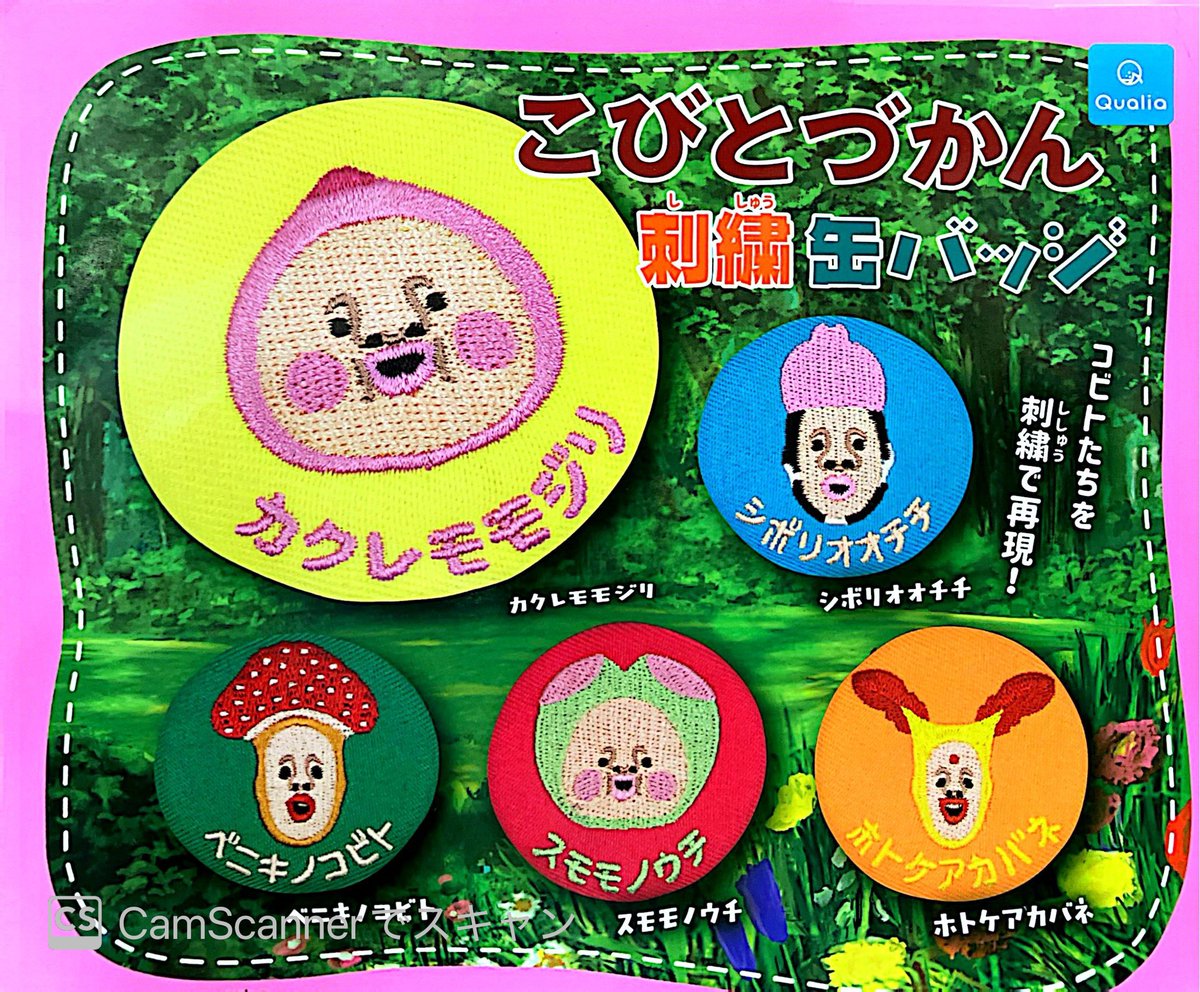 🎄12月13日(土)完売情報🎄 🍄こびとづかん刺繍缶バッチ 🚨テレビカメラ