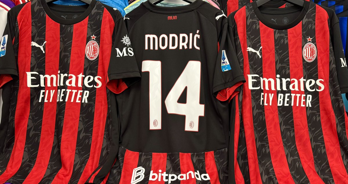 🔴⚫️ #ACミラン 👕25-26HOME＆AWAY ユニフォームご用意あります