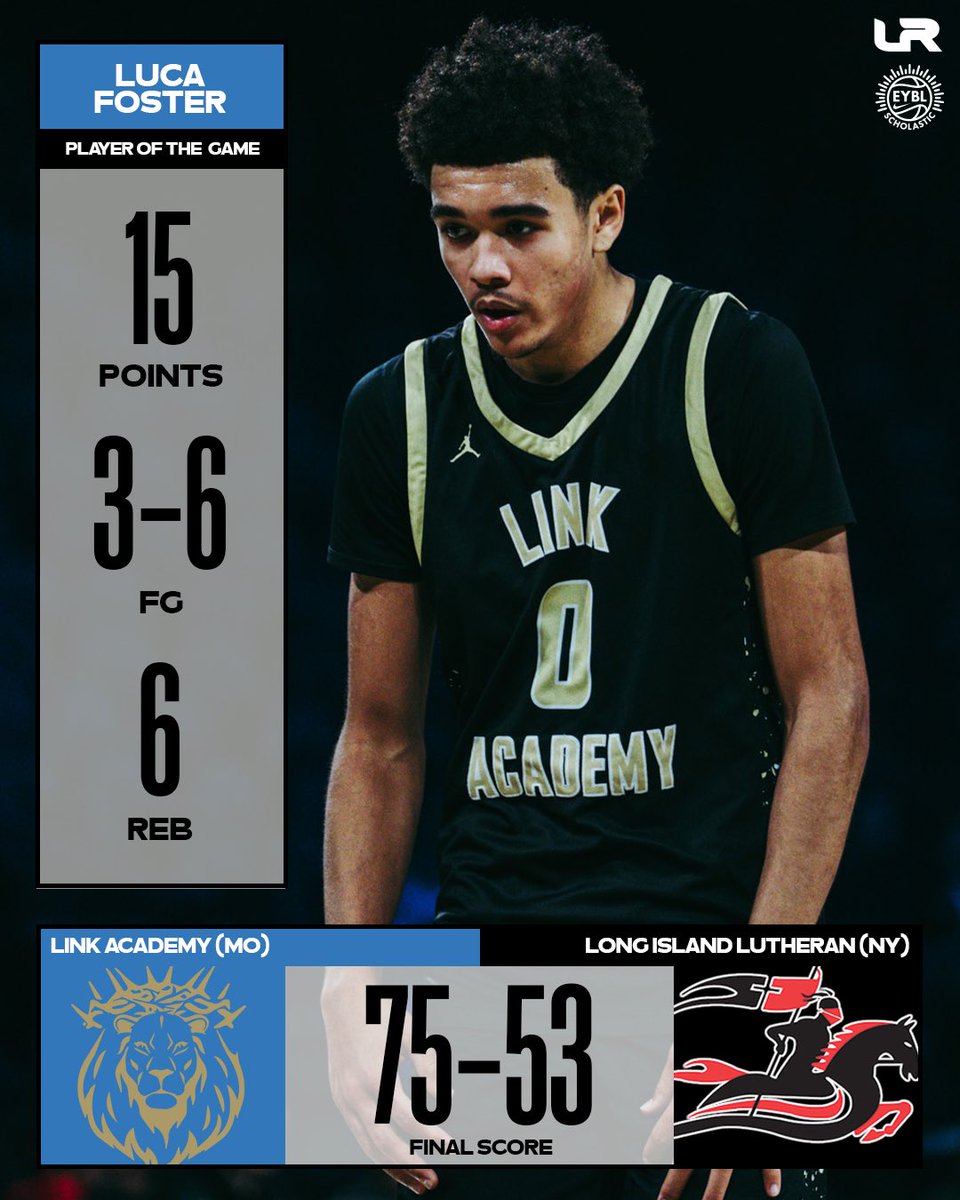 LeagueRDY's tweet image. No. 3 Link Academy remains undefeated after defeating No. 12 LuHi at the T‑Mobile Arena in their NBA Cup matchup 🔥 @NikeEYB