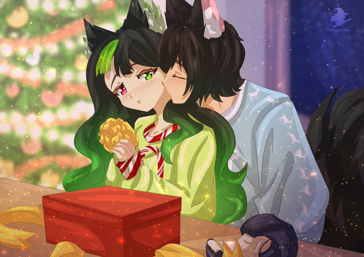 Zu Weihnachten gibts für die Liebsten Geschenke.
So auch für meine liebe <a href="/YunoYuzuha/">Yuno ✨ 🇩🇪 CyberDogVtuber💮🐶</a> <3
Best Doggus ever!

by <a href="/TinyWitchUwU/">Tiny Witch 🪄 VGen Commissions Open!</a> !