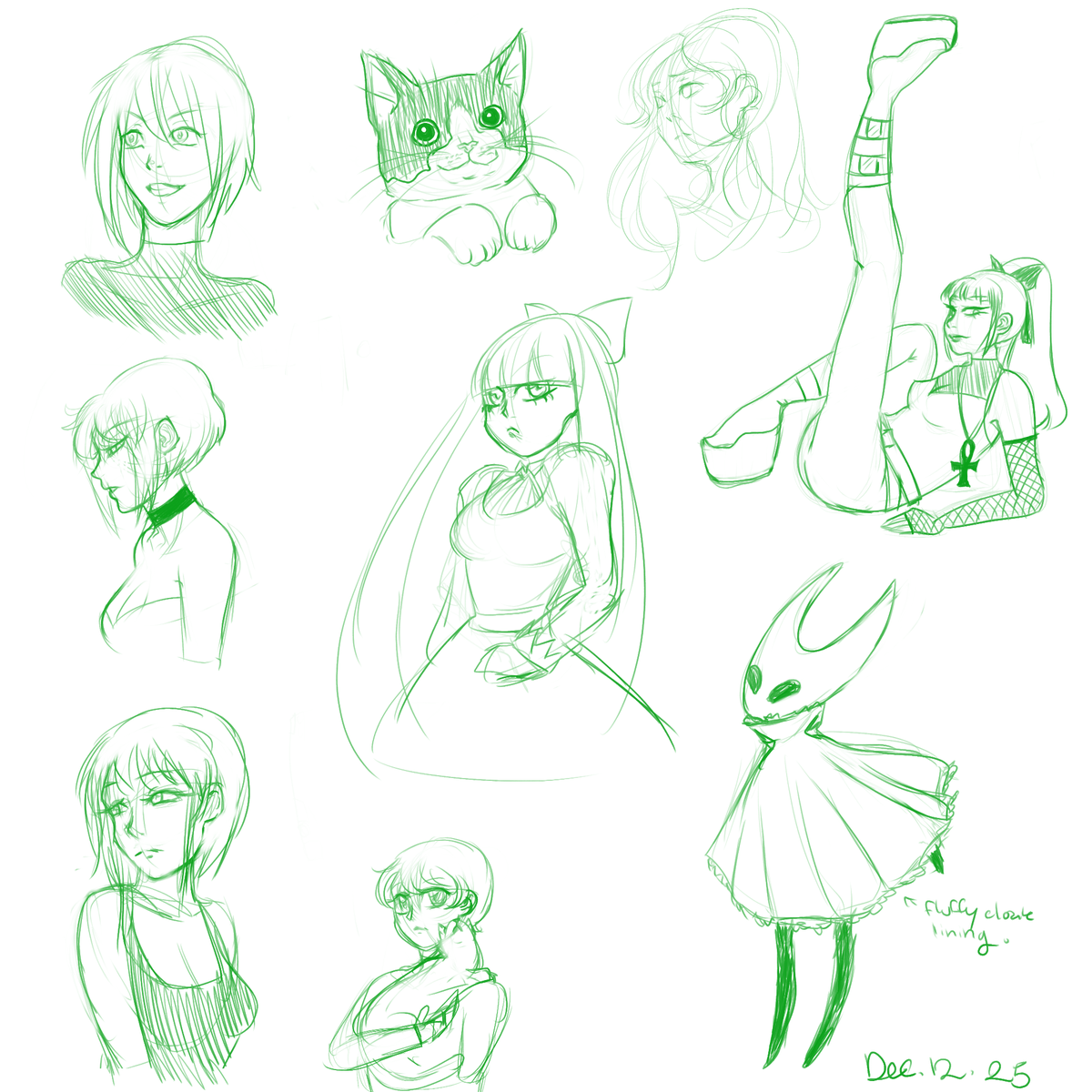 OwlPixelated's tweet photo. doodles from todays stream. Brain empty today so not much but I hope you all enjoy it anyway https://t.co/2ZiOBiuhcF