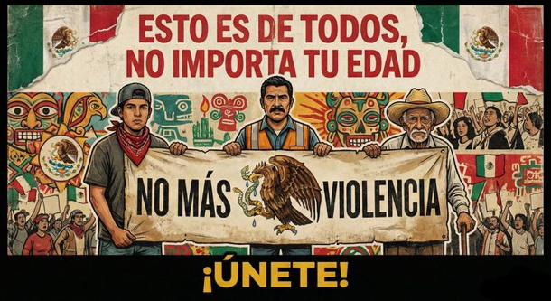 ¡¡¡Jamás te rindas, porque nunca sabes si el próximo intento será el que funcione!!!

Lista de ciudades que se suman a la lista de Generación Z.

"MARCHA NACIONAL DEL SILENCIO POR LA PAZ"

DOMINGO 14 DE DICIEMBRE

¡¡¡TODOS APOYAMOS A LA GENERACIÓN Z!!!

¡¡¡NO LE DES EL MICRÓFONO