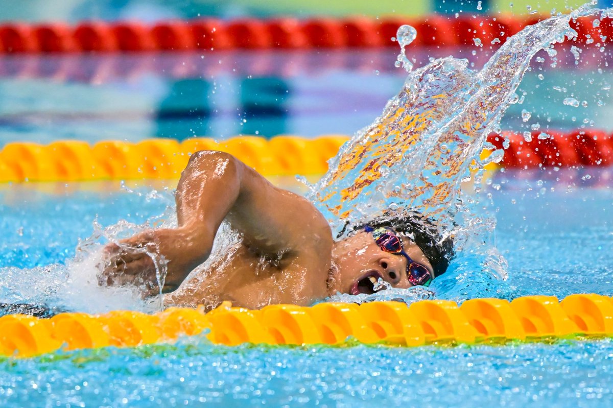 paralympic_jpc's tweet image. 水泳 #山田龍芽 選手
100m平泳ぎでは自身の持つ日本記録を更新！
本人は「楽しかった！一生懸命泳いだら日本記録を更新出来ました！」と13歳は無邪気な笑顔
将来は「川渕先輩を目指しパラリンピックに出場したいです！」と教えてくれました！
#2025APYTeamJAPAN
#パラ水泳