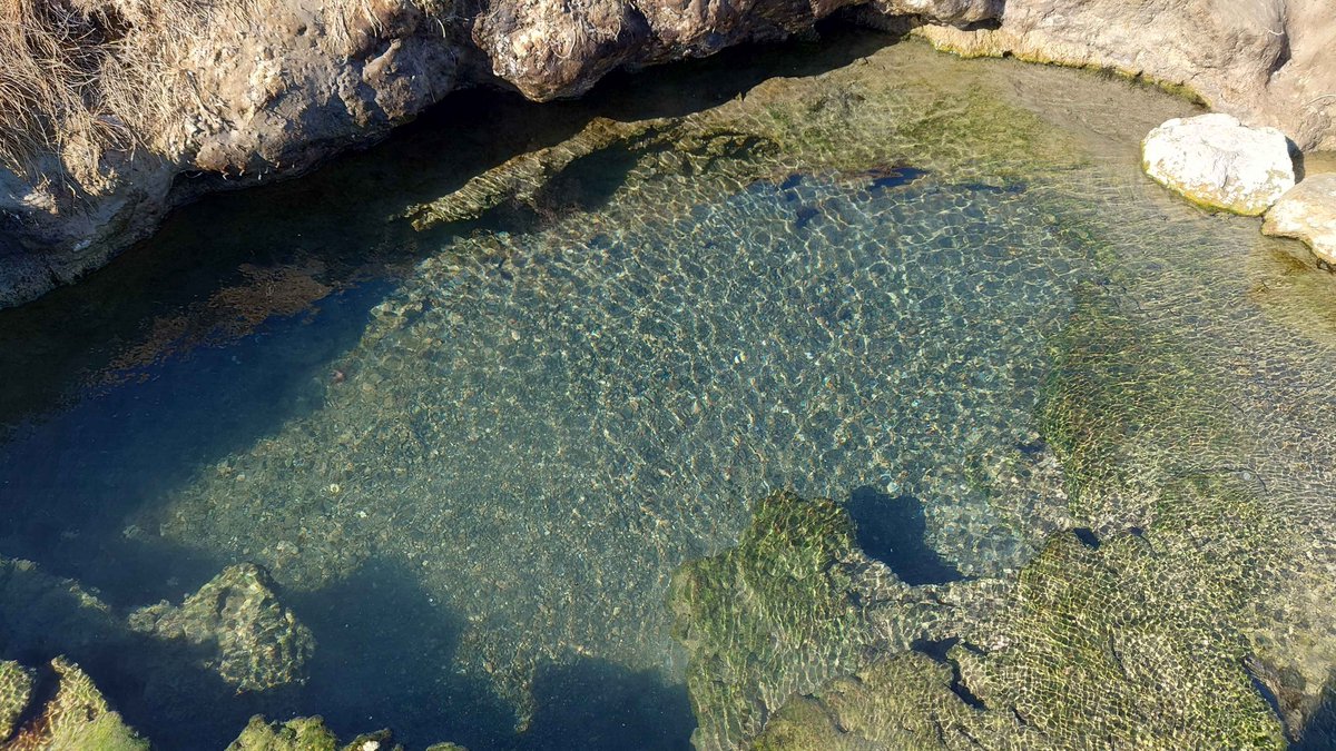 PhantomHeroJo's tweet photo. I needed this after all the hiking through out this cross country trip. Wild Willy's Hot Spring in Long Valley Caldera https://t.co/HUhMTaXUmf