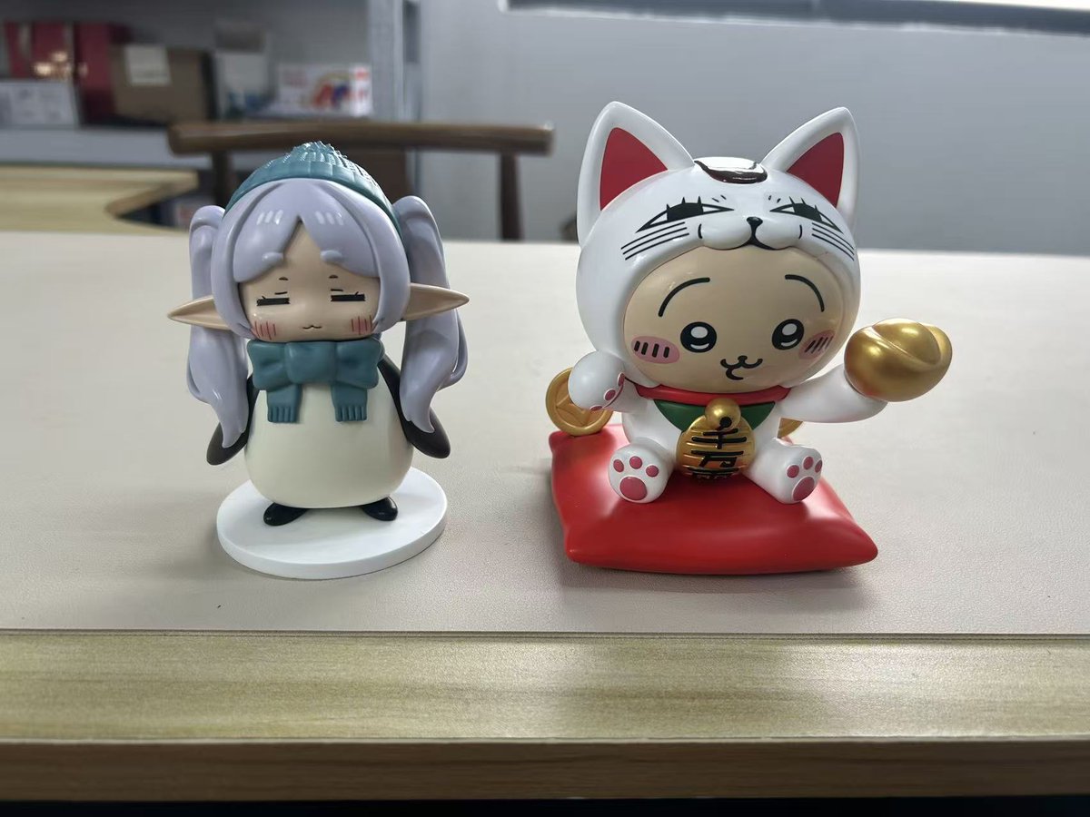 🔔Here is the latest progress on Penguin Frieren and Usagi×Turbo Granny Figure！
✏There are still some areas that need adjustment, so it will be a while before the official shipment.
     
#Frieren #フリーレン  #葬送のフリーレン #FrierenBeyondJourneysEnd #chiikawa #usagi