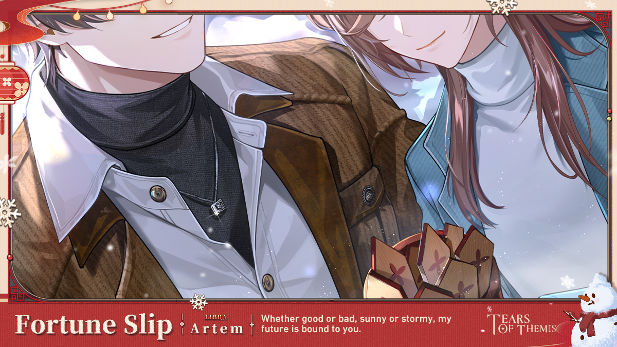 TearsofThemisEN's tweet photo. Wherever we go, the wind carries our whispered wishes, and ink-stained sentiments mark our hearts' dreams.

※ Advice from DAVIS: The Winter Wishes and Whispers event is now available! Join him to celebrate the Winterwish Festival~

#TearsOfThemis https://t.co/53yisVk34l