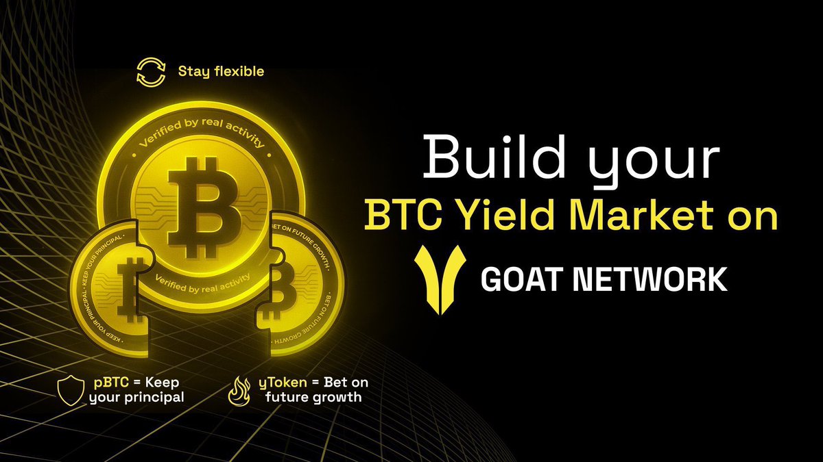 GM CT 

Head up again for the grind, goat is so intriguing that even <a href="/nftmufettisi/">mufettis 🐋</a> is bullish on them.. 

Bitcoin sits idle. Billions locked in cold storage earning zero. GOAT Network is changing that by turning BTC into an active, revenue-generating asset through the first