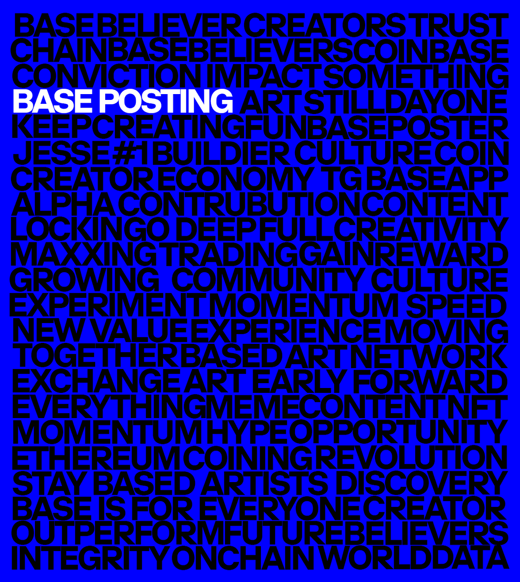 Capital_johzie's tweet photo. Keep the base posting
#creator
#baseposter
@jessepollak
@base https://t.co/TacH0agw1x