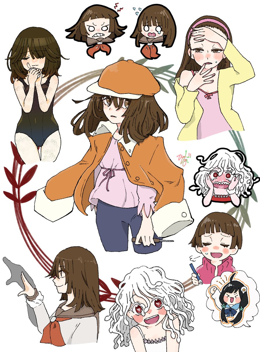 昔の絵のリメイクした🐍
なでこちゃんいっぱい