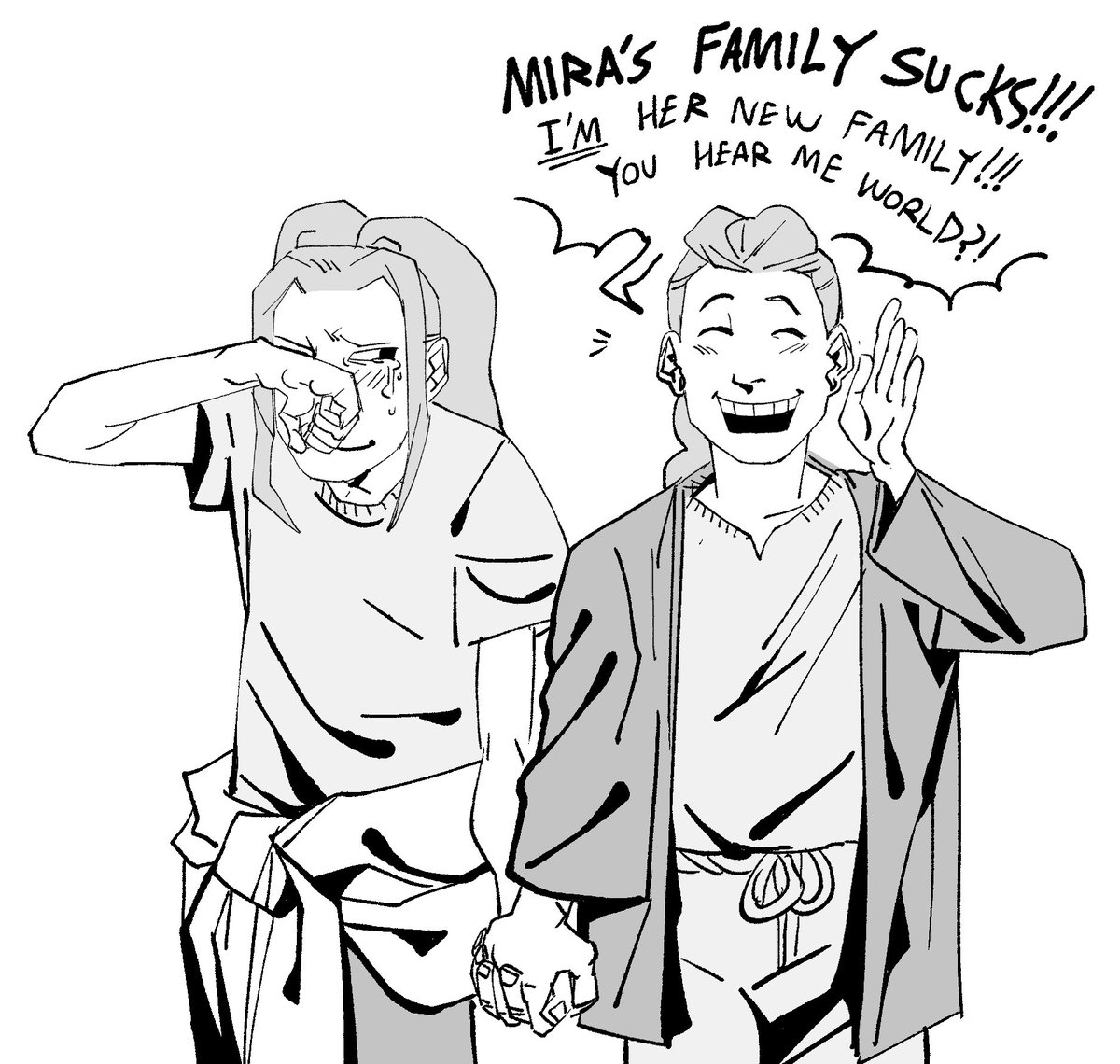 natyugho's tweet photo. wrestling au: when we were kids 
#kpdh https://t.co/wO8hPVX40b