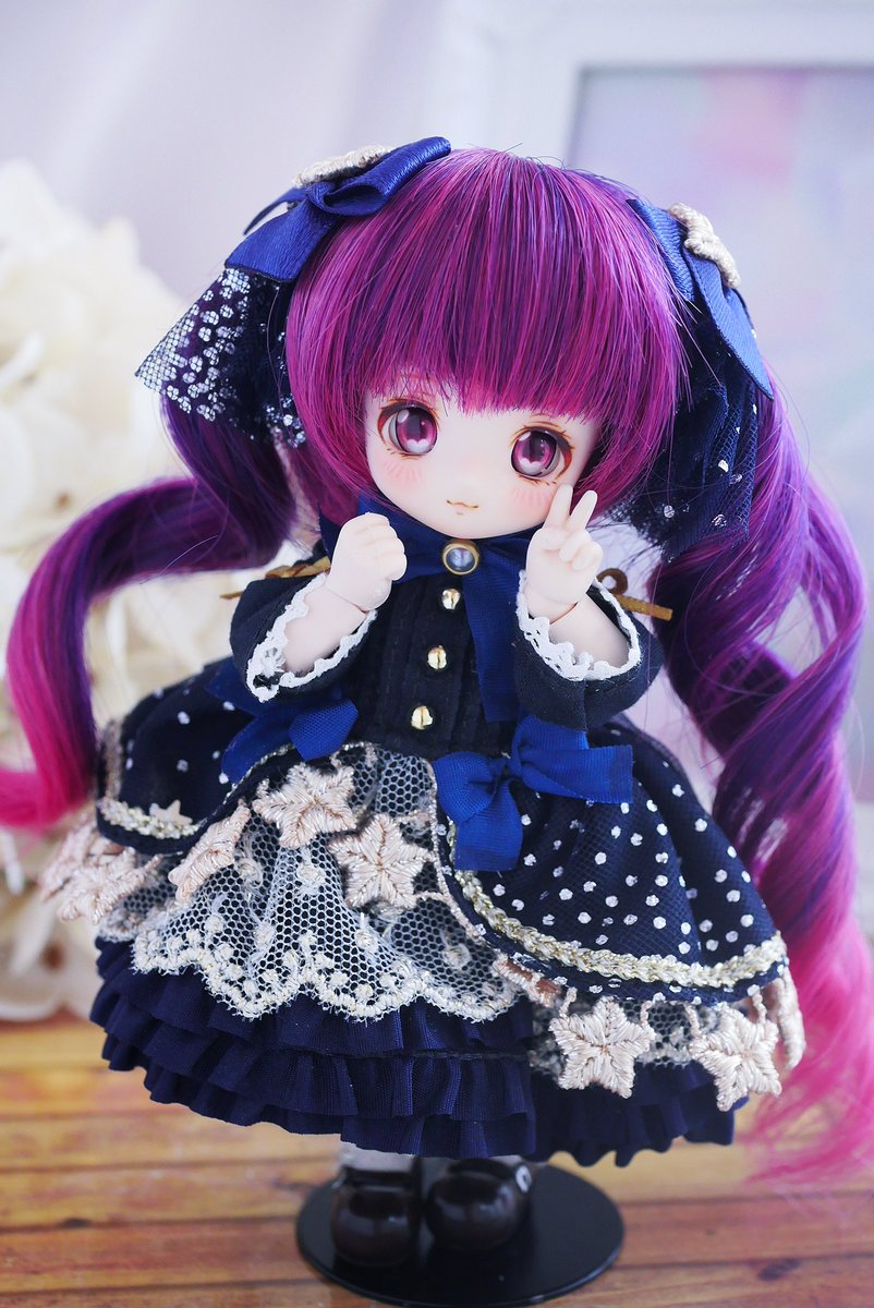 トリプルコラボ】 きらきら星レースに、ウィッグとドレスの絶妙な