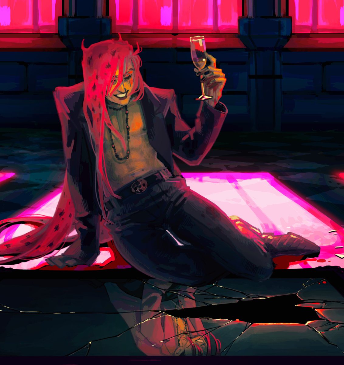 rur_el's tweet image. #jjba #Diavolo #VentoAureo #Doppio 
🥂