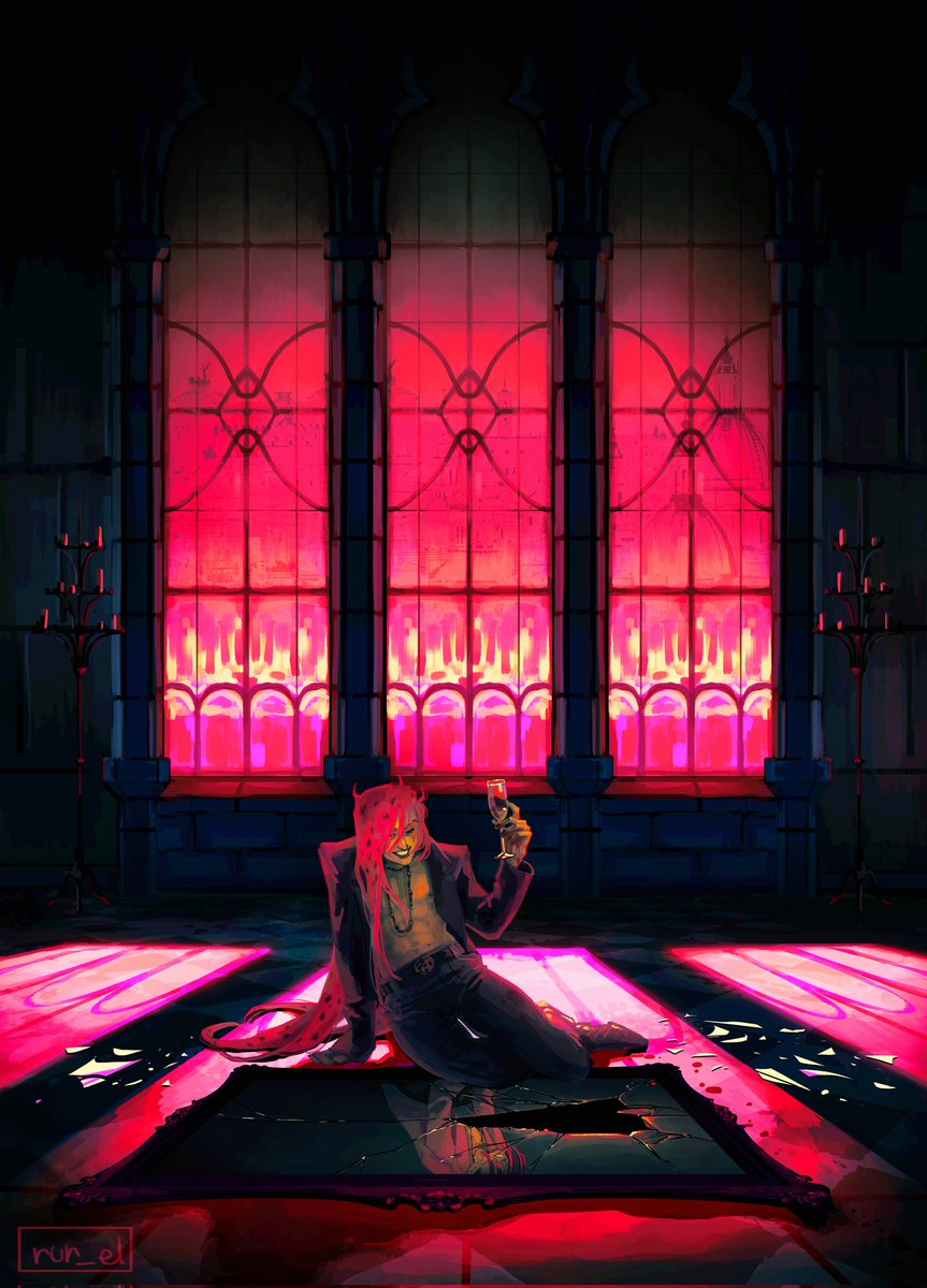 rur_el's tweet image. #jjba #Diavolo #VentoAureo #Doppio 
🥂