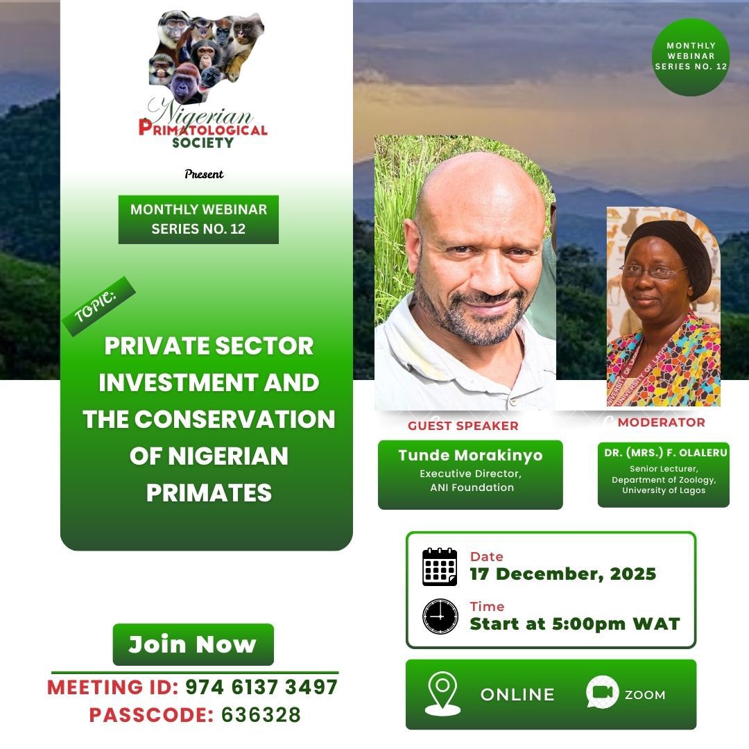 Nigerian Primatological Society tweet media