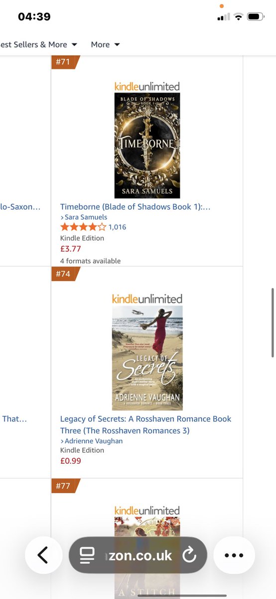 adrienneauthor's tweet image. How #exciting is this? My new novel Legacy of Secrets currently No 74 in the #Amazon #Timeslip charts!