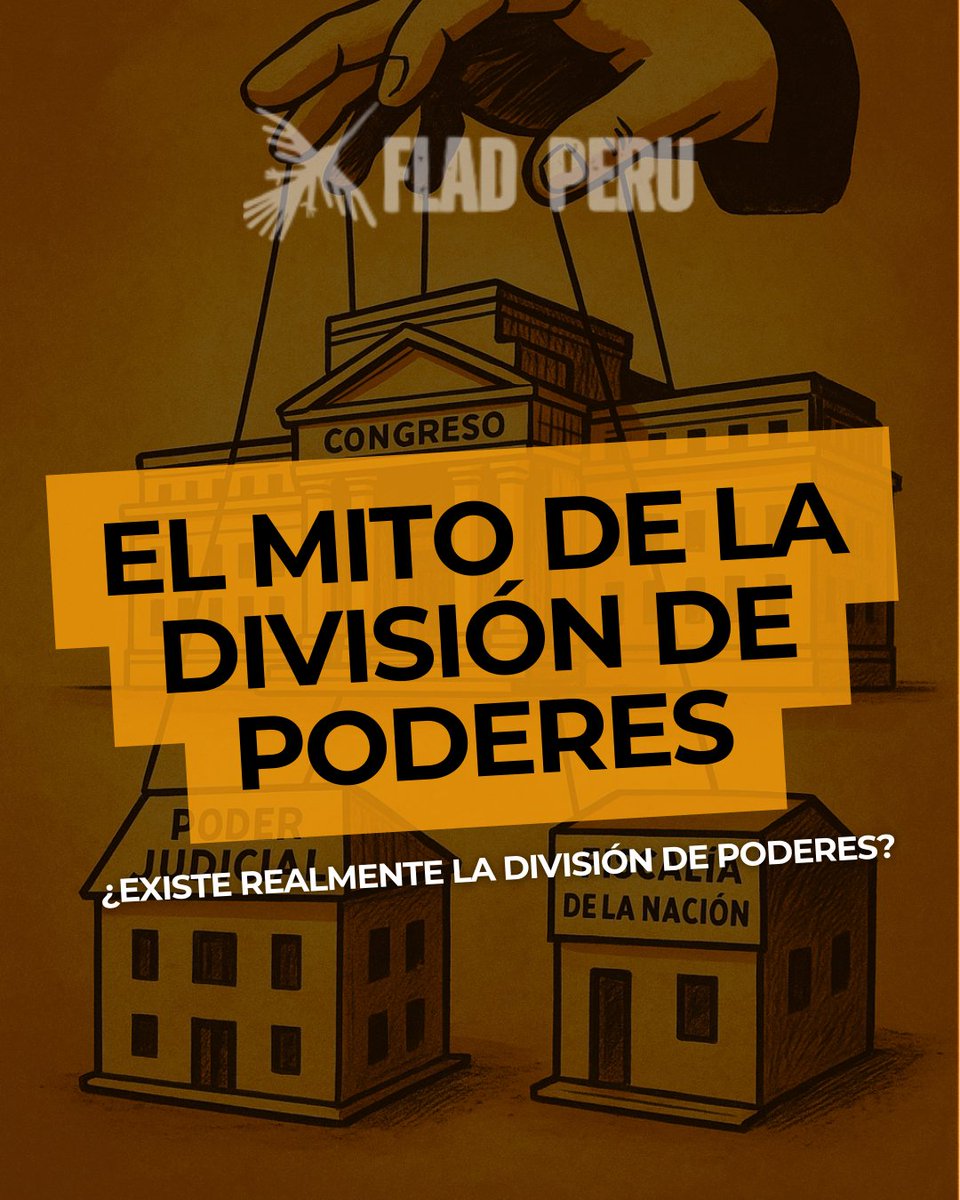 MovLib_Peru's tweet photo. 🧵|La“división de poderes”no es un principio que falle ocasionalmente.
Es una ficción estructural, un mito.
#anarcocapitalismo #libertarismo #libertarios #fladperu #estado #antestado #divisiondepoderes #politicaperuana #peru #derecho #democracia #coaccion #FLADPeru #poderpolitico https://t.co/CKEtwUgdLB