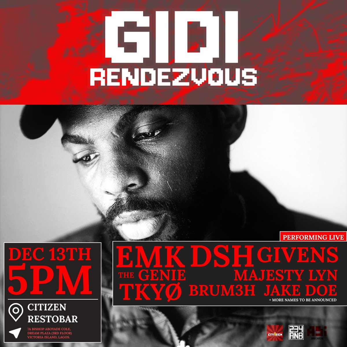 JDxwm's tweet photo. the best r&amp;b line up in the country!! GIDI RENDEZVOUS 2025!! Tonight! Come thru!

@brum3h @badboytkyo @EmktheGenie @Esotericaexists @hernameisoma @onyinyeofficial @givnsmusic https://t.co/zbYgiB5pWr