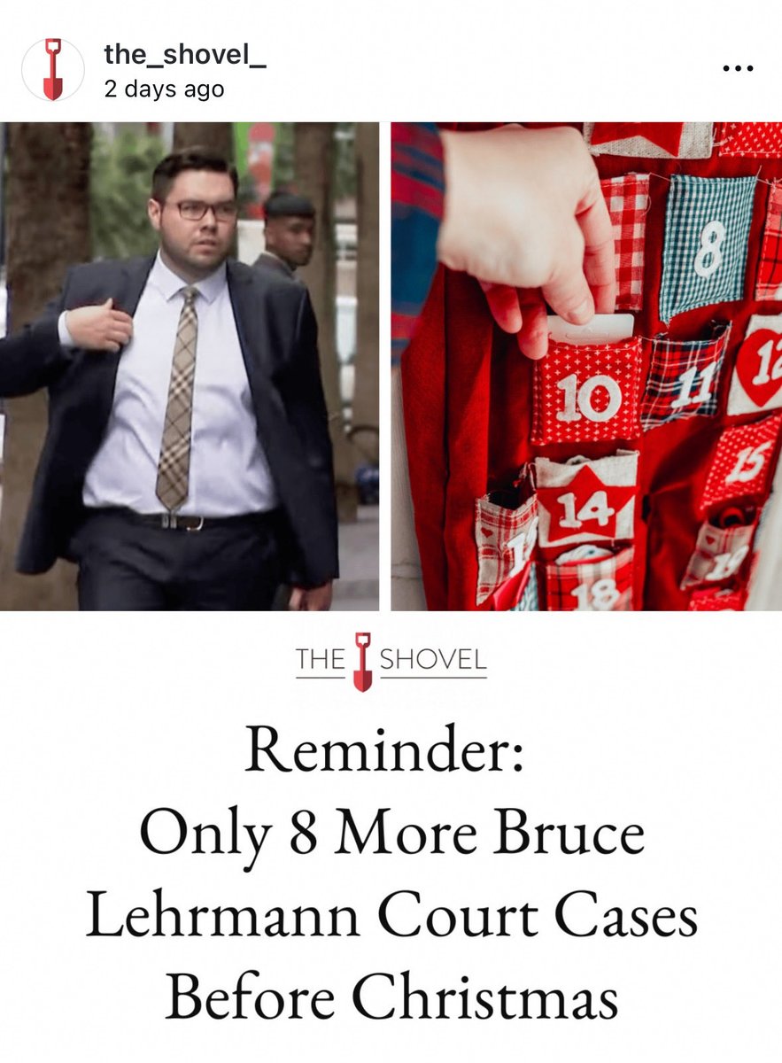 ExposingNV's tweet image. Only 8 more Bruce Lehrmann court cases before Christmas