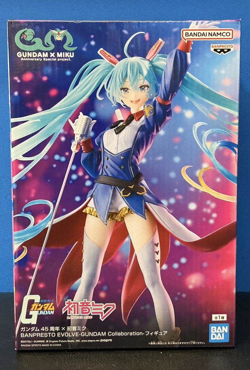 プライズ】「ガンダム45周年×初音ミク BANPRESTO