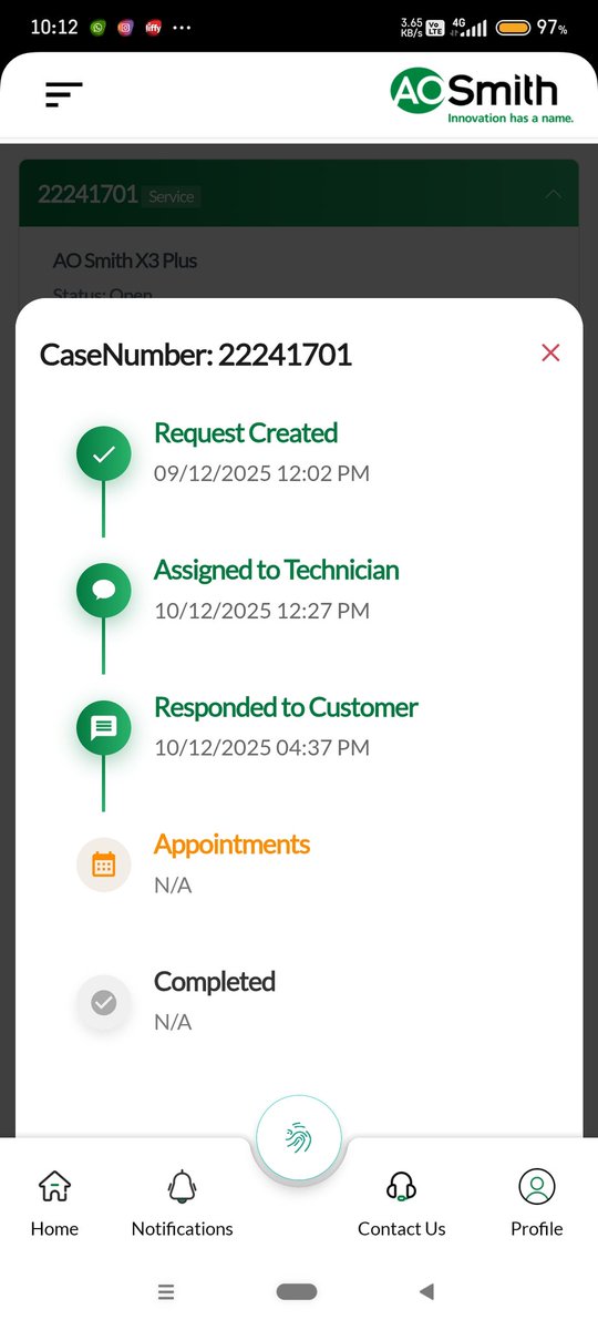 darth_ronroy's tweet photo. @AOSmithin
Your service is pathetic!
1. Booked a service on 9/12/25 for 13/12/25. No response from the company.
2. Your customer executive gives me a number to get in touch with the service team, who tells me technician will contact me. No calls as of now.
#fraud
#dontbuyaosmith https://t.co/ar21HF1QCb