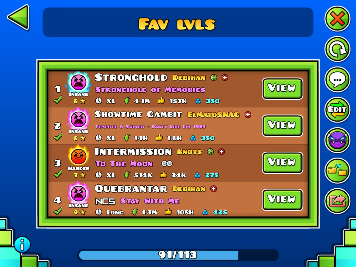 I love this level so much.
<a href="/ElMatoSWAG_/">♠️*𝙈𝙖𝙩𝙤*♠️</a> felicitaciones hermano por crear un de los mejores niveles en gd ^^