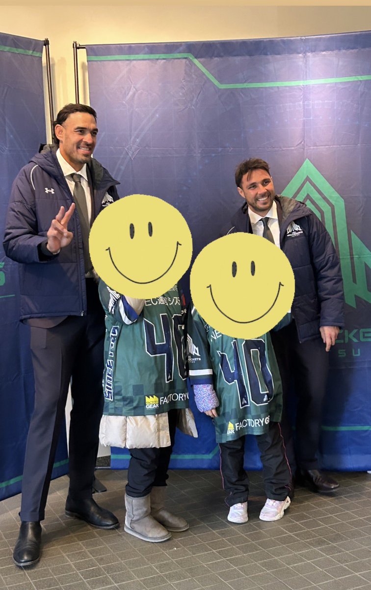 オーストラリア代表のお2人🏉 貴重な写真！！ わくわくしてきました