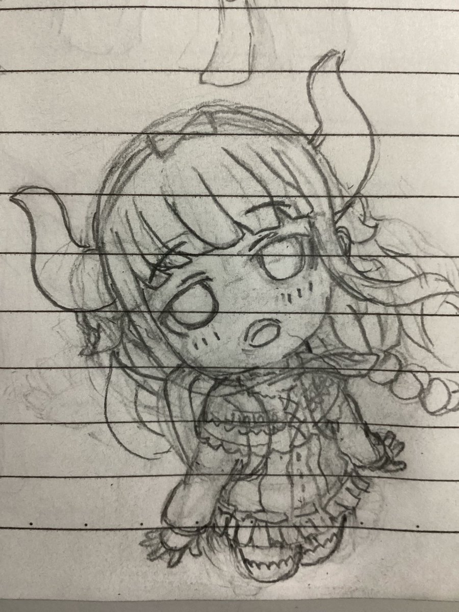 Rippotaimk's tweet photo. #KobayashisanChiNoMaidDragon 
#小林さんちのメイドラゴン

かんなちゃんスケッチ
Kanna-chan sketch https://t.co/3K3CBjyCDV