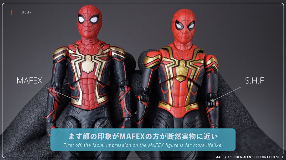 ついに！MAFEXのスパイダーマン インテグレーテッドスーツが発売された