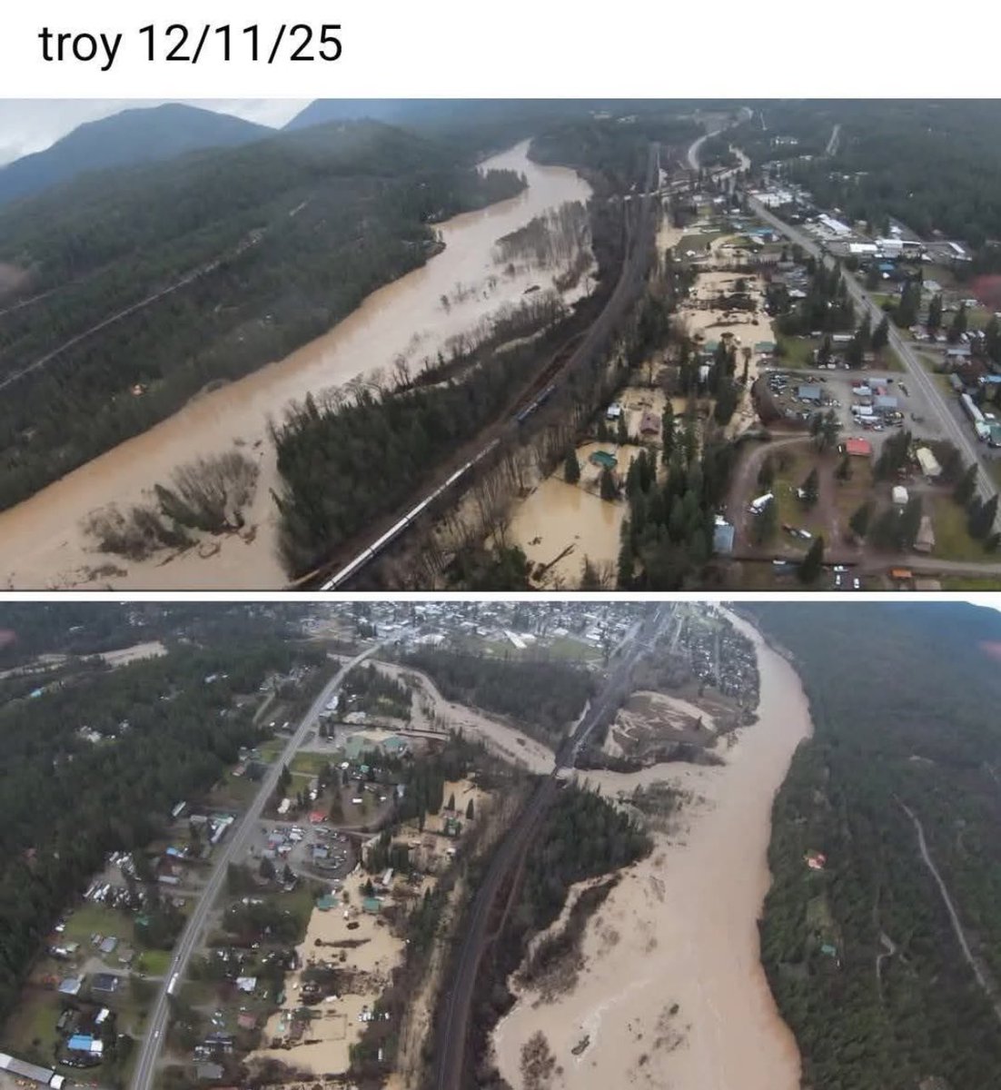 MTWindowPro's tweet photo. Pictures of the flooding.

The Kootenai River is no joke. https://t.co/JPDE4L5pKc