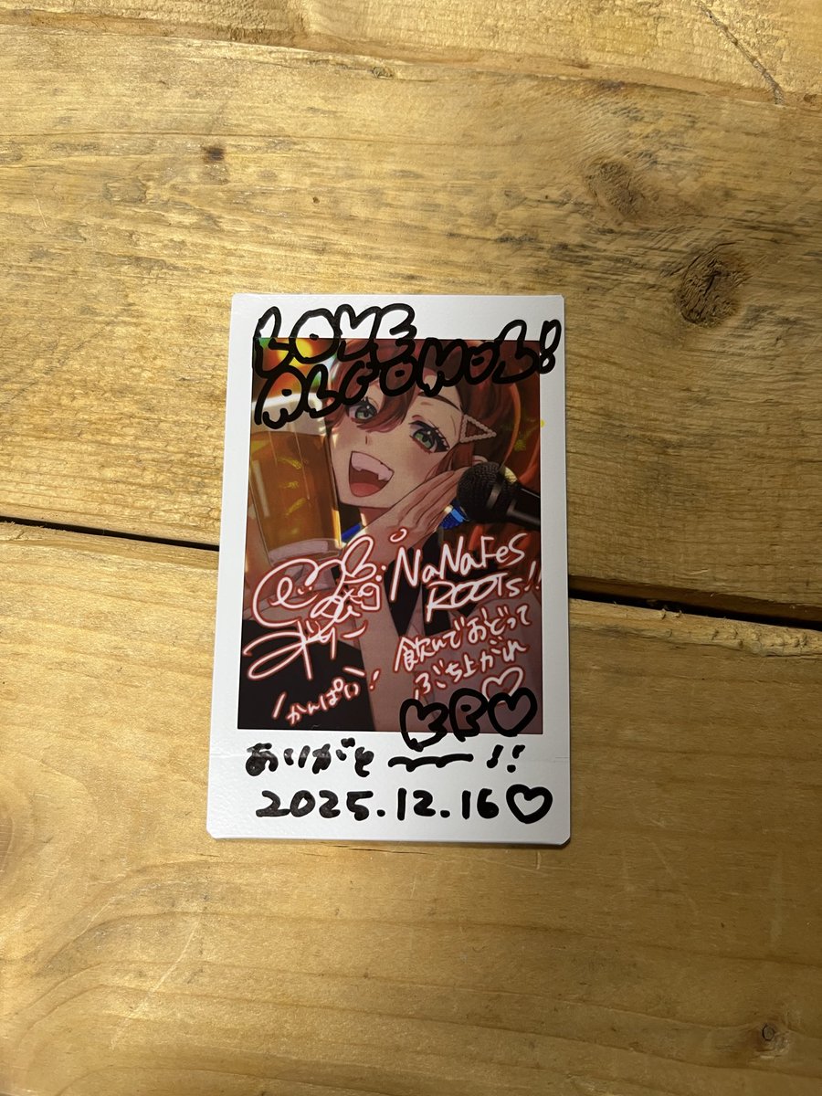 マダム・エドリーさんのサインチェキ！ 未来から来たっぽい！(？) #NNFRW