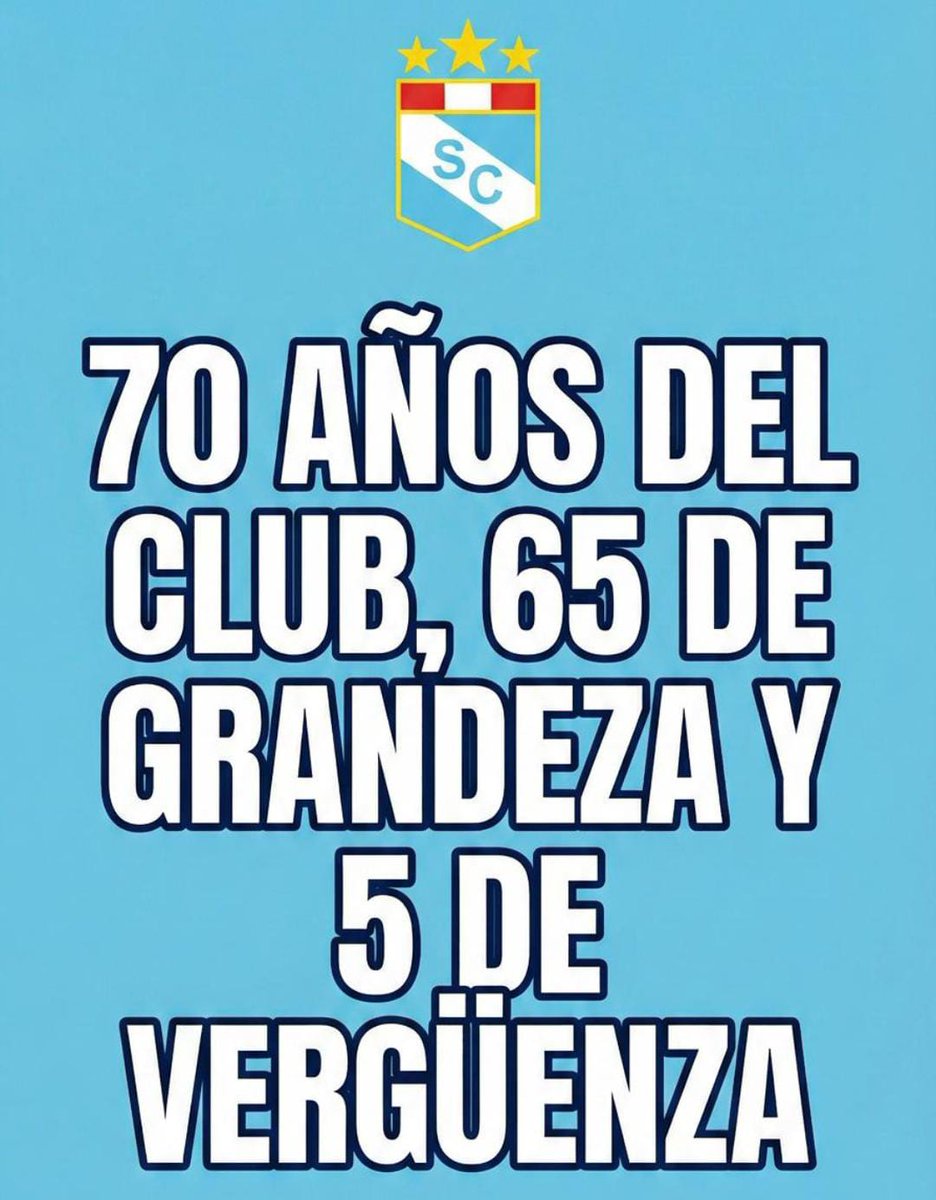 FELIZ ANIVERSARIO SPORTING CRISTAL QUERIDO! NO HAY MAL QUE DURE 100 AÑOS NI HINCHADA QUE LO SOPORTE
FUERZA CRISTAL TODA LA VIDA!!
