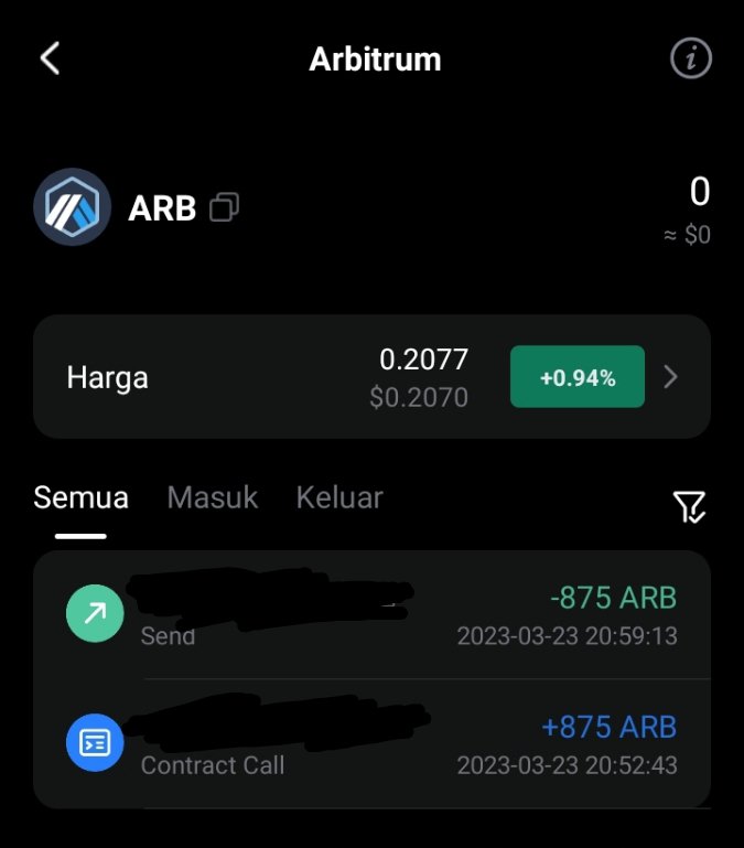of course Arbitrum. I will never forget this moment the moment that changed my perspective on the crypto world and pushed me to dive deeper into it until today 🫶