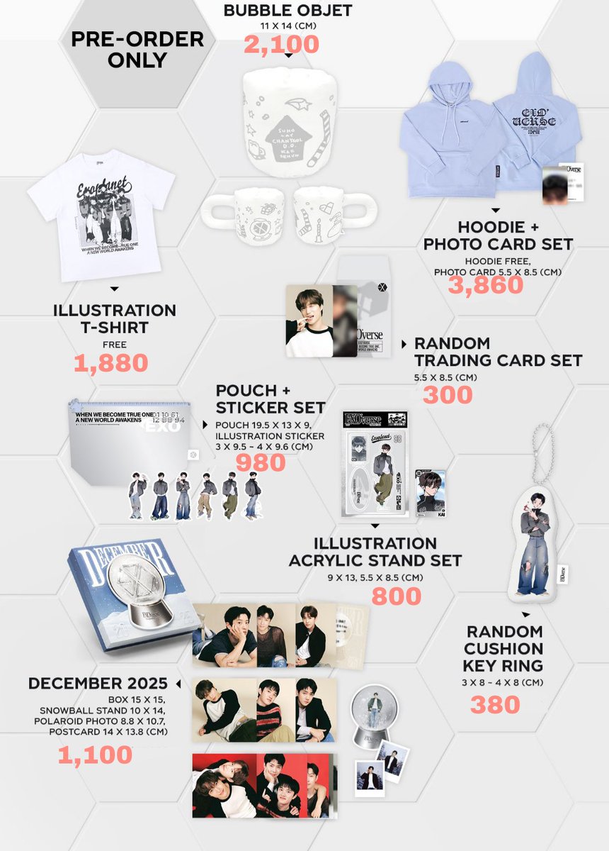 PH GO | NORMAL ETA | PLS RT

♡ 2025 EXO FANMEETING <EXO'verse> OFFICIAL MD ♡

🏷️ ₱300–₱5,080 (all-in + LSF)
📢 DOO: until Dec. 20
💰 DOP: ₱150 DP (₱500 DP for Jacket &amp; Hoodie) until Dec. 21
   50% DP until Jan. 10
   Rembal. until Feb. 10

🖇️ Form: forms.gle/8Pw1Xawc4kk4JK…
