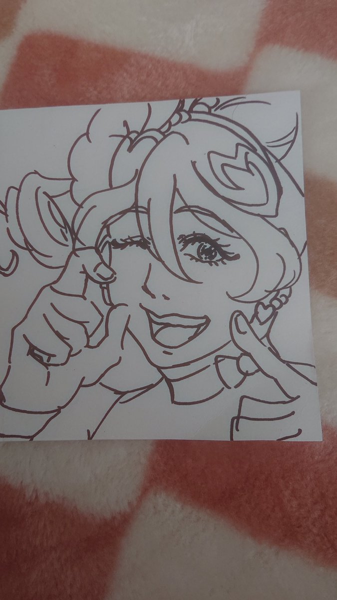 ｼｮﾎﾞｯﾎﾞﾎﾞﾝﾎﾞﾝなりながら描いたらこれよ💩 もう時間ないからこれで