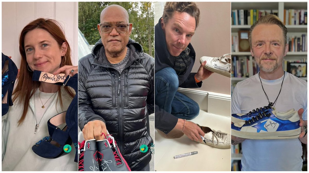 OunkaOnX's tweet image. ⚡️JUST IN - Celebrities from around the world are backing the Small Steps Project’s 16th annual shoe auction, supporting children in Gaza via the “Step Up For Gaza” campaign.