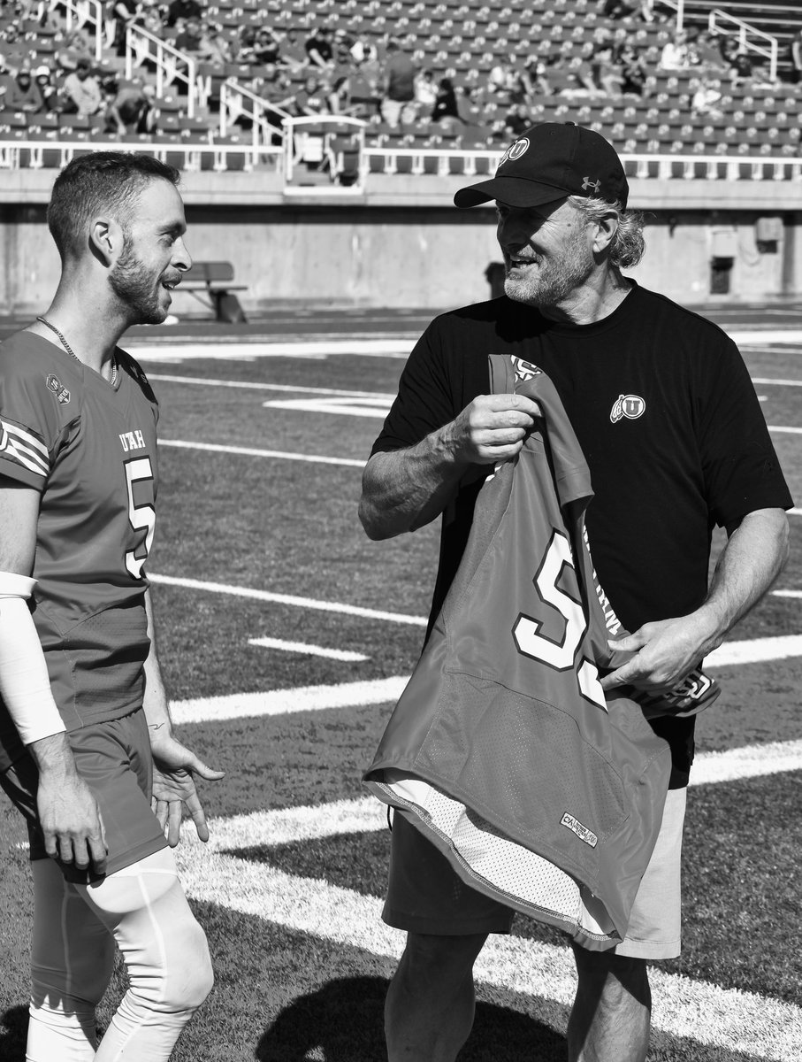JTMellecker's tweet photo. From attending team camps as a kid, to college and beyond, you’ve made lasting impacts on generations of athletes and the entire Utah community. A true leader, class act, and best representation of the University we could ever ask for. Thank you, @UtahCoachWhitt 🥲🙌🏼 #GoUtes https://t.co/uMlF4wgTSy