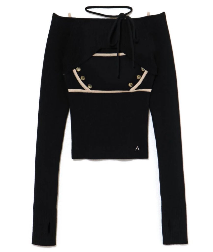 Elf button knit tops🖤 #andmary