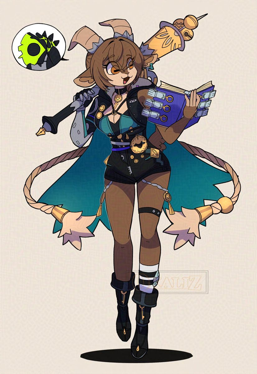 0kaliz's tweet image. Adeline in Lucia's outfit (ZZZ)