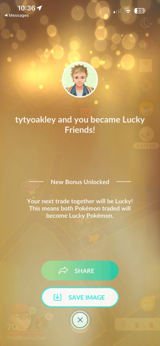 thatdinoguytoo's tweet photo. @tyleroakley time to work on that Forever Friends! #PokemonGO https://t.co/iZiLnh8Ya9