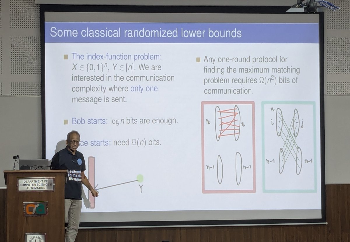 koustav_cse's tweet image. I really enjoyed the workshop “Frontiers on Graph Algorithms” at @iiscbangalore, Bangalore. Great talks by leading experts, insightful discussions with fellow PhD scholars, and a nice opportunity to reconnect with friends.

#GraphAlgorithms #IISc #Research #PhDLife